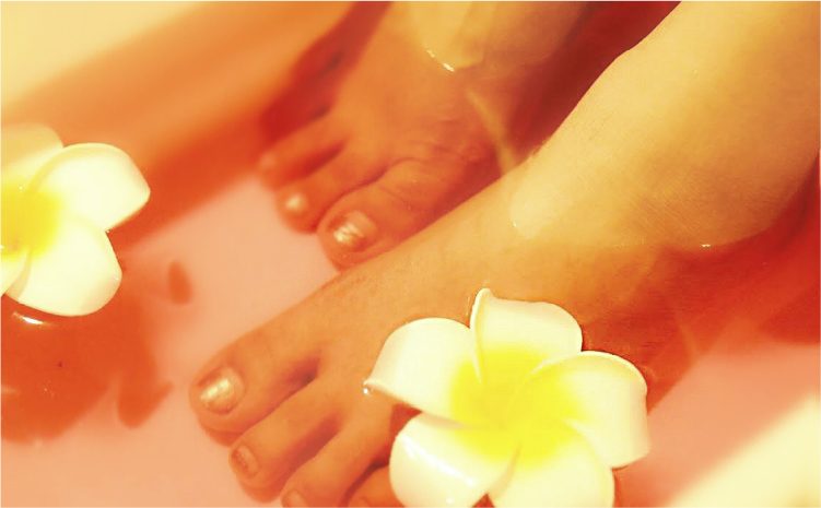 フットバスの写真