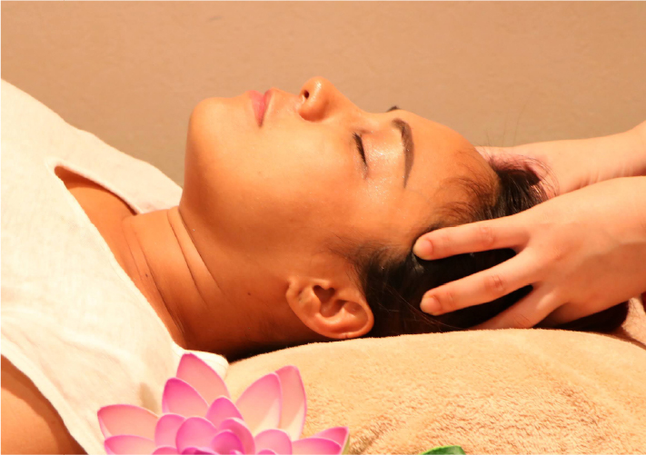 頭ほぐしの画像